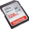 SanDisk 128GB Ultra SDXC UHS-I Memory Card - 100MB/s, C10, U1, Full HD, SD Card - SDSDUNR-128G-GN6IN